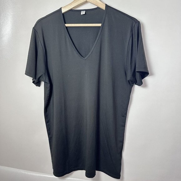 Uniqlo Other - UNIQLO Mens AIRism Short Sleeve V Neck T-shirt Polyester Spandex Basic Size M